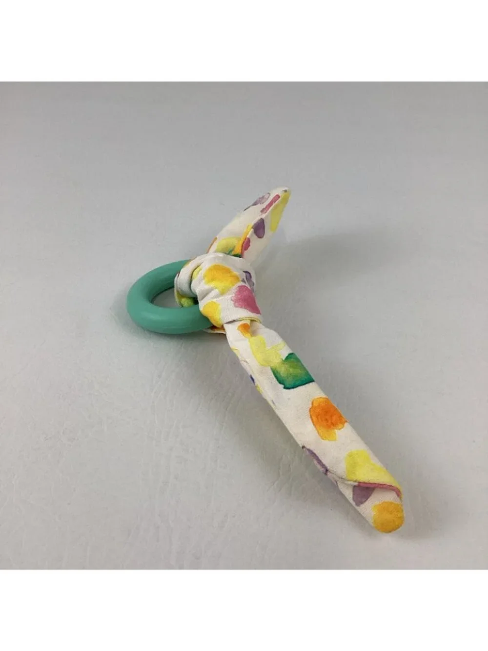 Lovevery Baby Activity Play Gym Replacement Toy Crinkle Bunny Ears Teether Ring